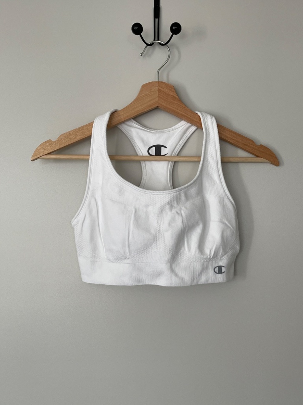 Champion White Sports Bra Size M/fits like S or XS
